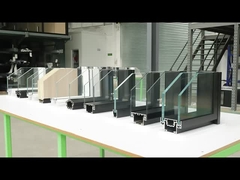 Pared divisoria de vidrio de oficina