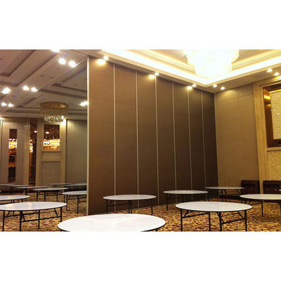 comprar 105CM insonorizado paneles de pared de partición móvil de fibra de madera para sala multifunción online manufacture