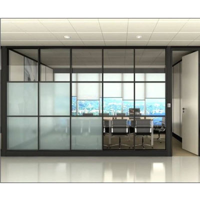 Un buen precio. Demountable Office Glass Partition Wall with 30-42dB Sound Insulation and 108mm/90mm Thickness en línea