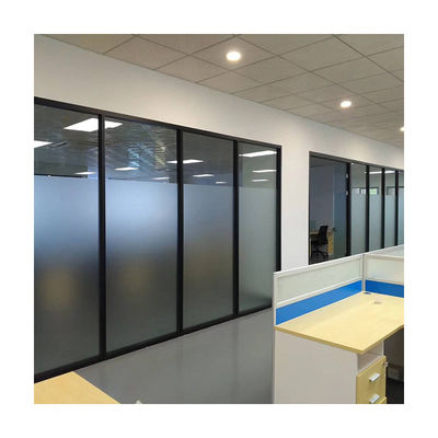 Un buen precio. Top Supported Manually Operated Office Glass Partition Wall with Convenient Operability and Tempered Glass en línea