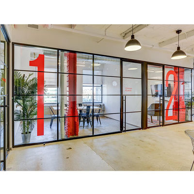 Un buen precio. Pared de vidrio de oficina de vidrio de vidrio de vidrio para salas de reuniones en línea