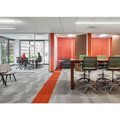 Un buen precio. Acoustic Office Glass Partition Wall with Wooden Finish and Stainless Steel 304# Accessories for Sound Insulation and Fire-Rated Safety en línea