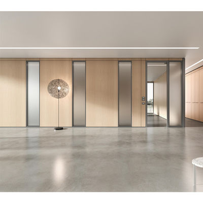 Un buen precio. Modern Office Glass Partition Wall with Frosted Glass Acid Etched Glass and 108mm Thickness en línea