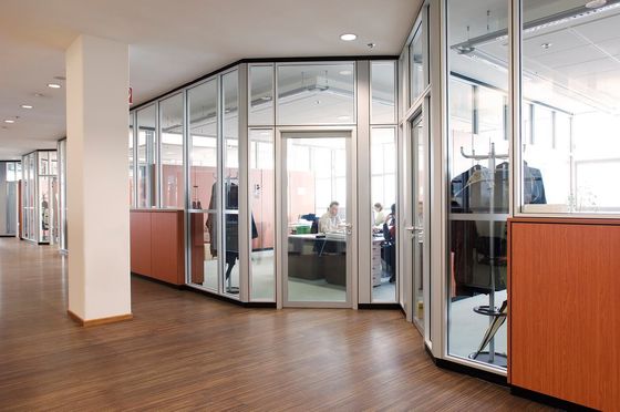 comprar Sistema panorámico Pared divisoria de cristal con marco de aluminio para viviendas online manufacture