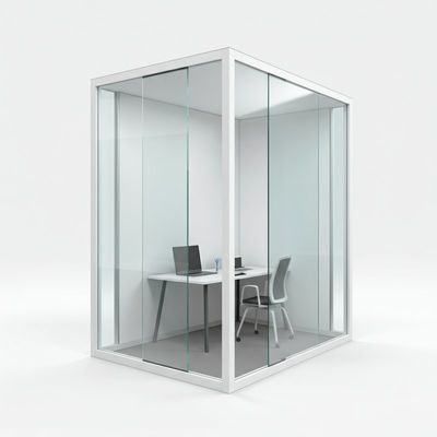 comprar Panel de vidrio acústico personalizado de particiones de oficina para entornos de laboratorio online manufacture