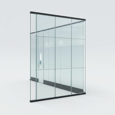 comprar Pared divisoria de vidrio de oficina de doble acristalamiento desmontable para edificios online manufacture