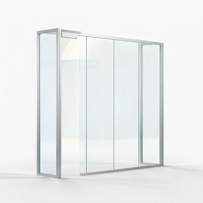 comprar Paredes panorámicas de vidrio desmontables, paredes temporarias de vidrio de aluminio online manufacture