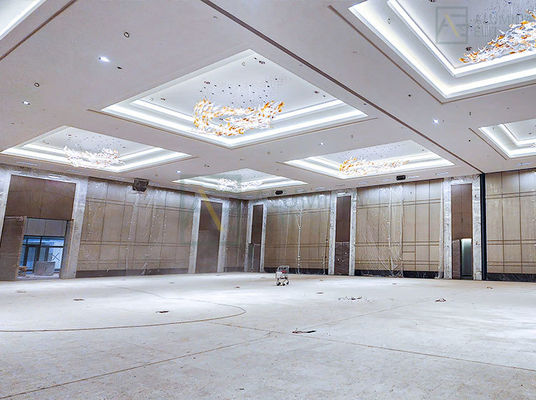 Un buen precio. Diseño personalizado Pared divisoria móvil con espesor de 85 mm y placa de magnesio MDF de 9 mm en línea