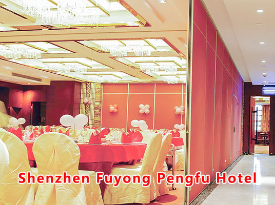 Un buen precio. Office Building Movable Sliding Acoustic Wall Panels with 304 Stainless Steel Roller and Q235 Steel Frame for Up to 18M Height en línea