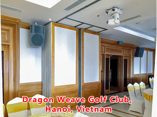 Un buen precio. Sliding Movable Partition Wall with Dupont POM Roller Magnetic Seal and Jack Lifting Mechanism en línea