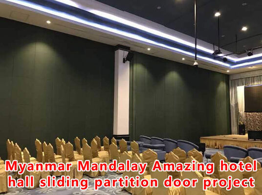 Un buen precio. German Partition Technology Movable Partition Wall with Dupont POM Roller and Aluminium-Steel Construction en línea