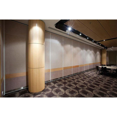 Sistema de pared corredera de hotel Pared divisoria acústica móvil en tela