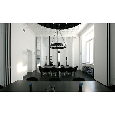 89cm de espesor Hotel MDF Panel operable particiones con puertas corredizas