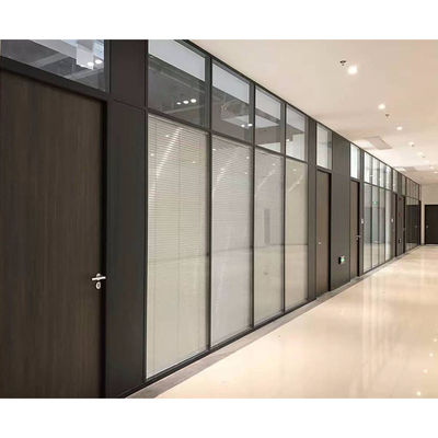 Muro divisorio de cristal de oficina a prueba de sonido para el sistema panorámico de vidrio único