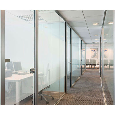 Sala de reuniones de aluminio de vidrio único Pared divisoria robusta duradera