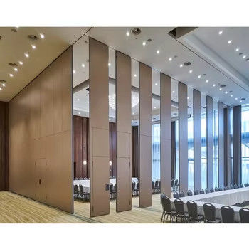Centro de Convenciones Paredes divisorias operables insonorizadas móviles con acabado de tela blanda