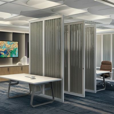 Muro de particiones a prueba de sonido de hotel personalizado con gestión de espacios de reuniones privados