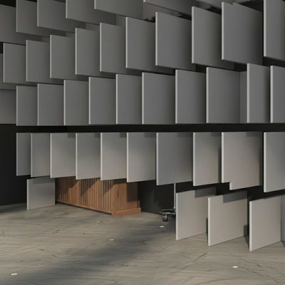 Muro de las particiones de sonido de la oficina de la construcción robusto con panel de espesor de 89 cm