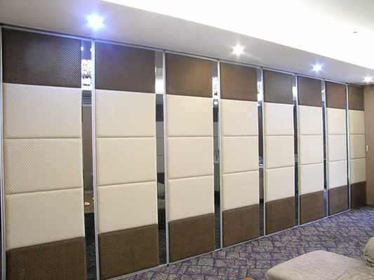 AE Particiones móviles personalizadas pared hotel sala de banquetes plegable partición telescópica chapa de madera