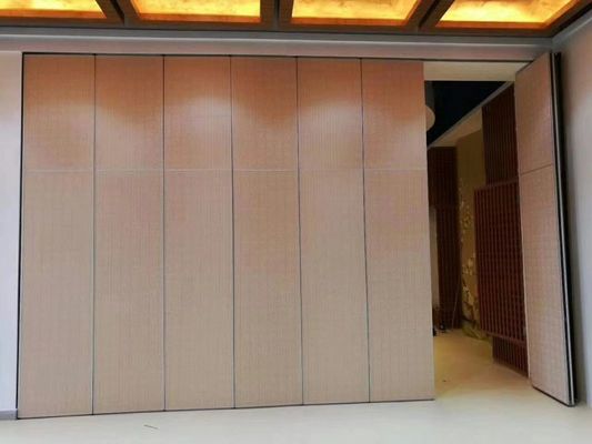 Paredes de separación móviles MDF Melamina acabados paneles para hoteles