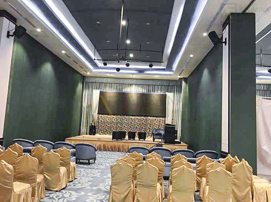 Un buen precio. Pared divisoria móvil personalizable con tablero de magnesio MDF de 9 mm y hasta 6 metros de altura para hoteles y salas de reuniones en línea