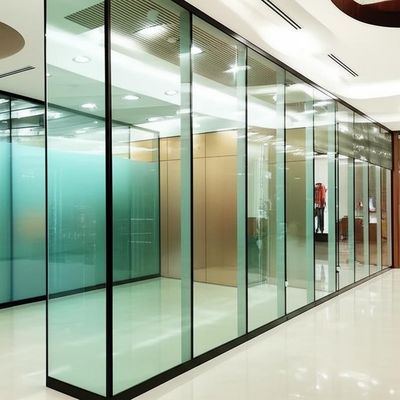 Un buen precio. Demountable Glass Partition Wall with 30-42dB Sound Insulation for Shopping Mall Custom Design en línea