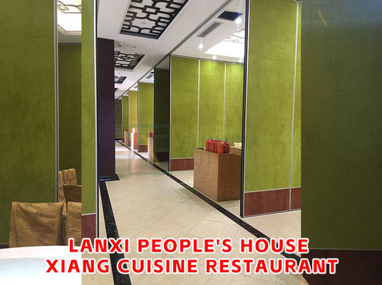 Un buen precio. Aluminum Alloy Frame Operable Partition Wall System with Stc Rating 42-56dB and Fabric Surface Finishing en línea