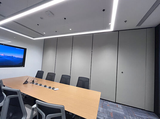 Un buen precio. Commercial-Grade Movable Partition Wall with Galvanized Square Tube Keel Fold-Away and Suspending Design en línea